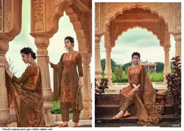 7clouds Presents  Mairaa Pure Jam Cotton Salwar Suit Wholesale Rate In Surat