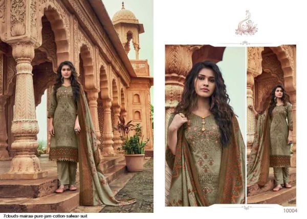 7clouds Presents  Mairaa Pure Jam Cotton Salwar Suit Wholesale Rate In Surat