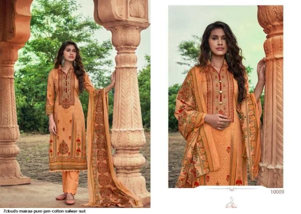 7clouds Presents  Mairaa Pure Jam Cotton Salwar Suit Wholesale Rate In Surat