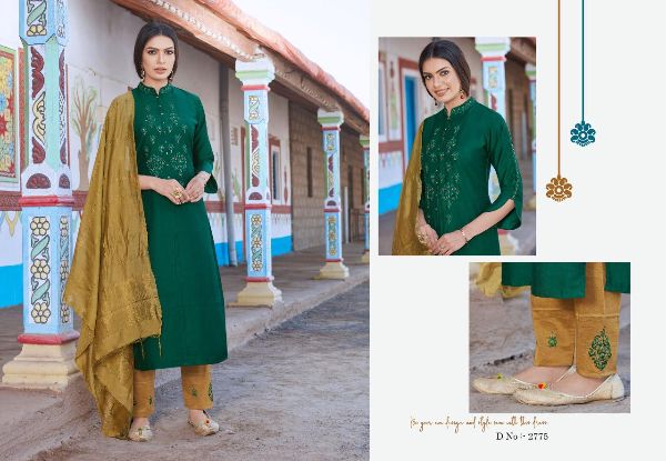 Rangoon Presnets  Foram Exclusive Fancy Chinon Salwar Kameez Wholesale Rate  In Surat