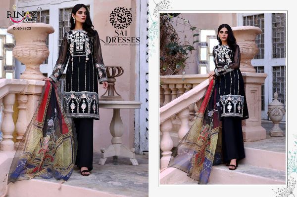 Rinaz Fashion Presnets Black Coin  Beautiful Black Dresses Wholesale Rate In Surat