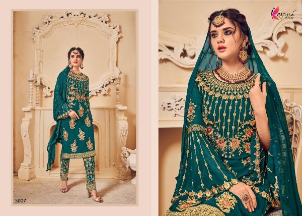 Kesari Trendz Presents Simran Vol 1 Fancy Georgette Designer Salwar Suit Collection Wholesaler In Surat