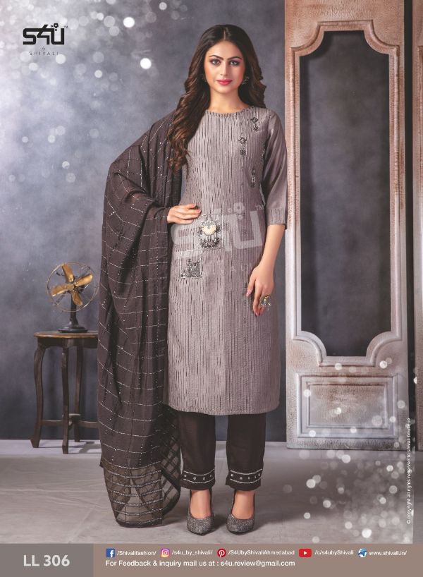 S4u Presnets  Limelight Vol 3  Classy Look Fancy Readymade Salwar Suits Wholesale Rate In Surat