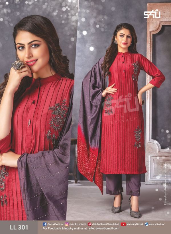 S4u Presnets  Limelight Vol 3  Classy Look Fancy Readymade Salwar Suits Wholesale Rate In Surat
