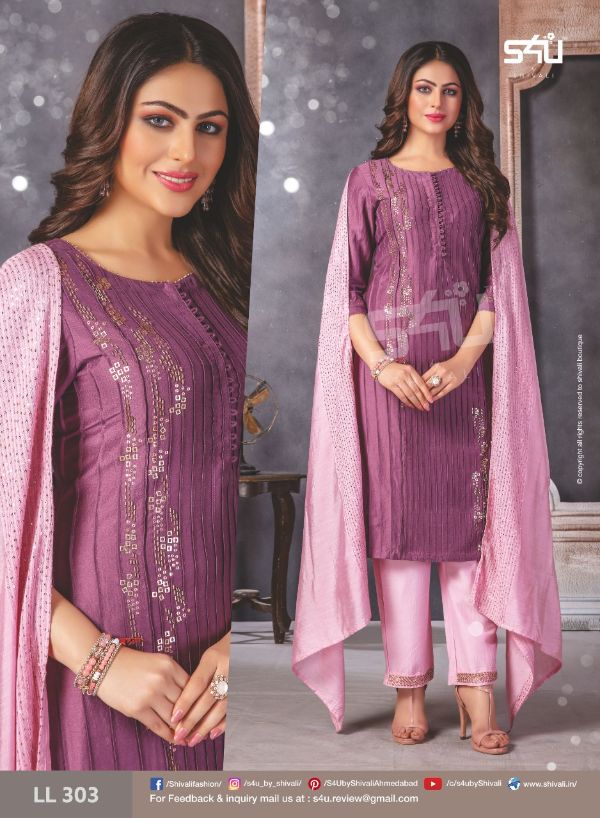S4u Presnets  Limelight Vol 3  Classy Look Fancy Readymade Salwar Suits Wholesale Rate In Surat
