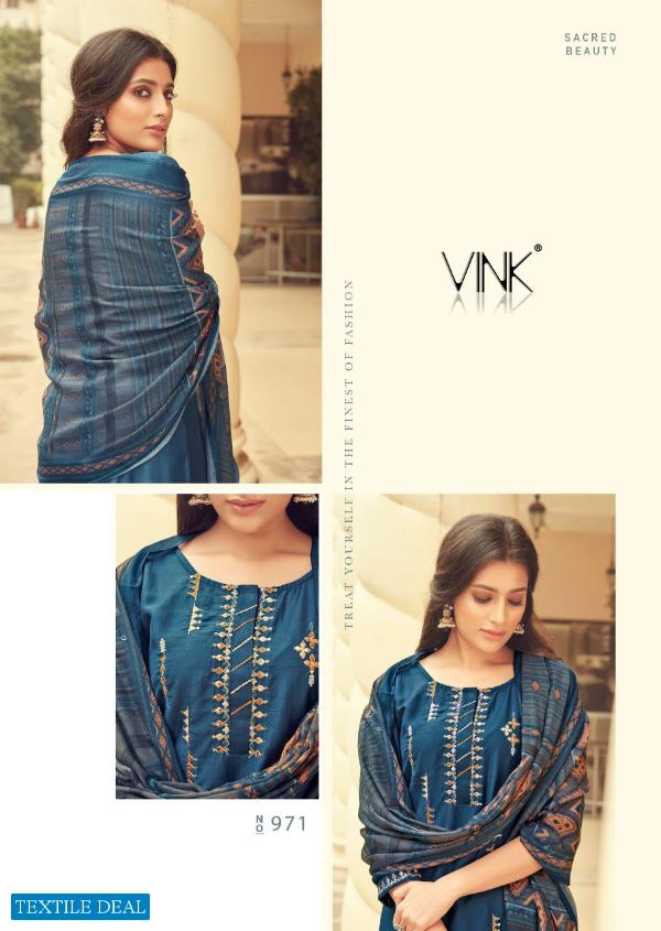 Vink Presnets  Dreams Viscose Silk Readymade Kurta Plazzo And Dupatta Collection Wholesale Rate In Surat