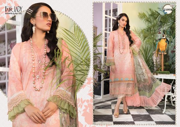 Fair Lady Presnets  Maria B 21001-21006 Pakistani Suit Wholesale Rate In Surat