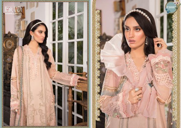 Fair Lady Presnets  Maria B 21001-21006 Pakistani Suit Wholesale Rate In Surat