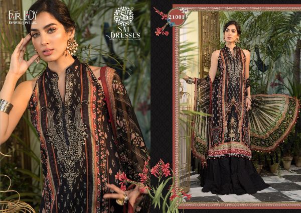 Fair Lady Presnets  Maria B 21001-21006 Pakistani Suit Wholesale Rate In Surat