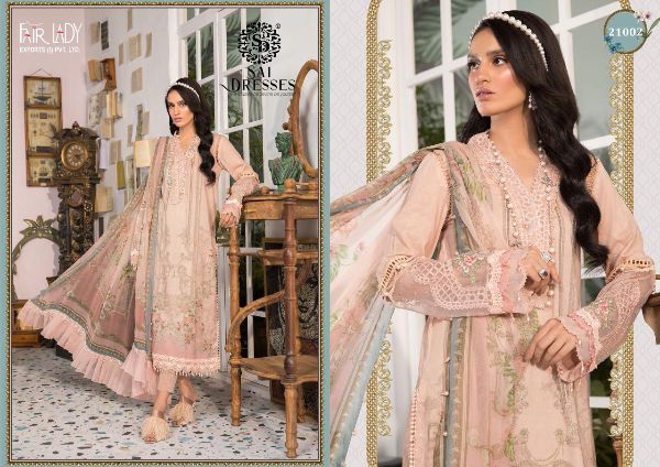 Fair Lady Presnets  Maria B 21001-21006 Pakistani Suit Wholesale Rate In Surat
