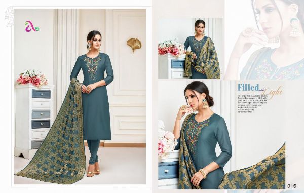 Angroop Plus  Presnets Inara Banarasi Dupatta Salwar Kameez Wholesale Rate In Surat