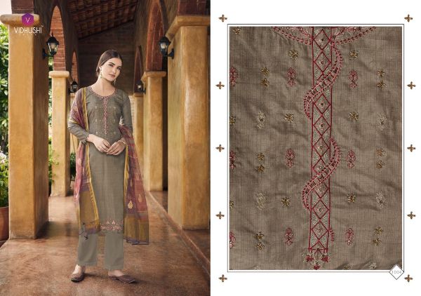 Vidhushi Suits Presnets Rowena Premium Collection Of Salwar Suit Wholesale Rate In Surat