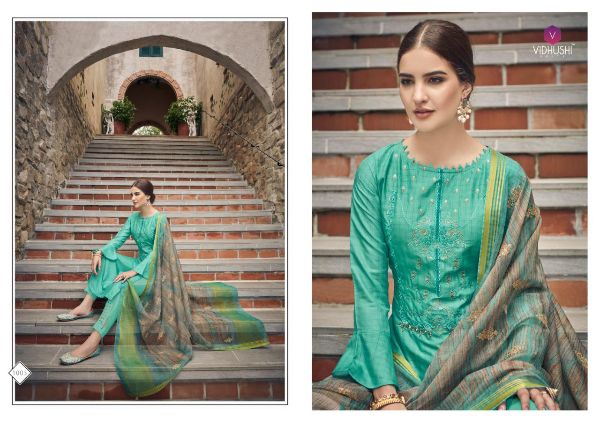 Vidhushi Suits Presnets Rowena Premium Collection Of Salwar Suit Wholesale Rate In Surat