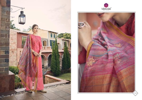 Vidhushi Suits Presnets Rowena Premium Collection Of Salwar Suit Wholesale Rate In Surat