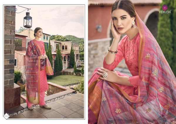 Vidhushi Suits Presnets Rowena Premium Collection Of Salwar Suit Wholesale Rate In Surat