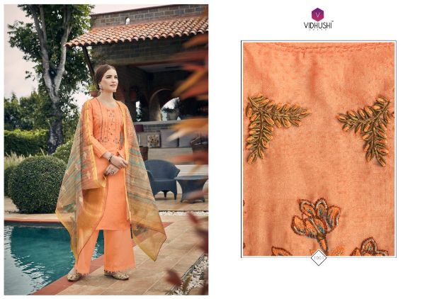 Vidhushi Suits Presnets Rowena Premium Collection Of Salwar Suit Wholesale Rate In Surat