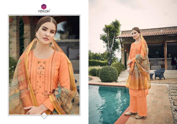 Vidhushi Suits Presnets Rowena Premium Collection Of Salwar Suit Wholesale Rate In Surat