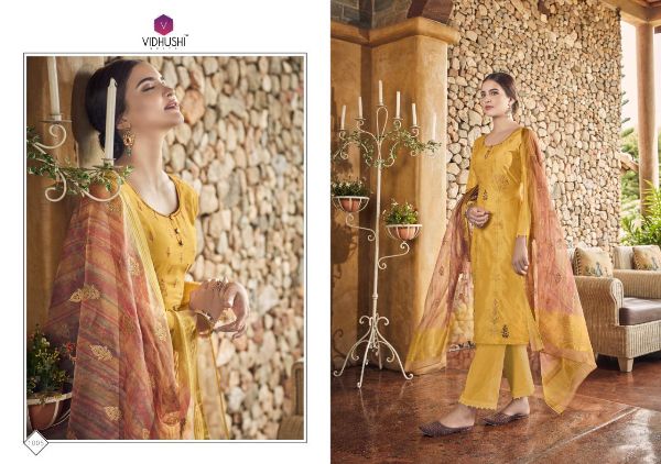 Vidhushi Suits Presnets Rowena Premium Collection Of Salwar Suit Wholesale Rate In Surat