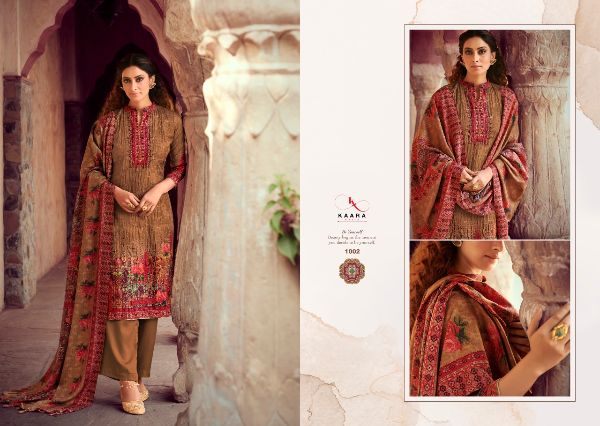 Kaara Suits Presents  Rangrez Pashmina Salwar Kameez Materials Wholesale Rate In Surat