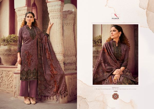 Kaara Suits Presents  Rangrez Pashmina Salwar Kameez Materials Wholesale Rate In Surat