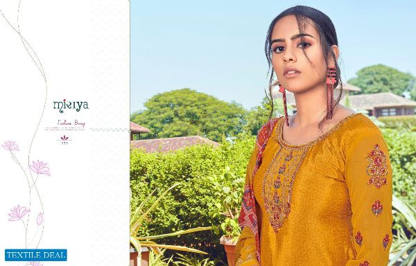 Aarav Trendz Presents Miraya Vol 18 Heavy French Crape With Embroidery Salwar Kameez Wholesale Rate In Surat