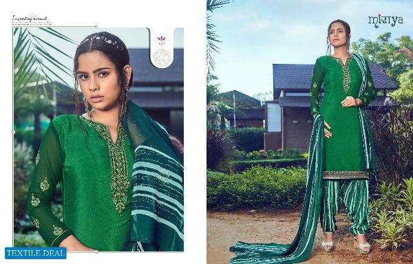 Aarav Trendz Presents Miraya Vol 18 Heavy French Crape With Embroidery Salwar Kameez Wholesale Rate In Surat