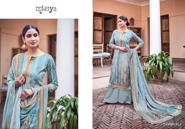 Aarav Trendz Presents Miraya Vol 15 Jam Silk Satin Digital Work Salwar Suit Wholesale Rate In Surat