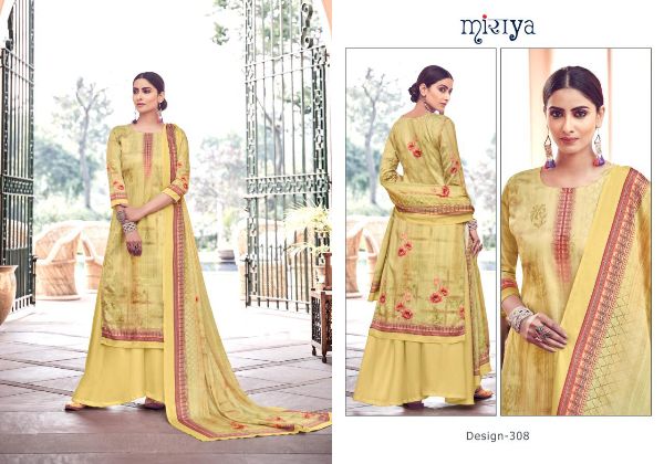 Aarav Trendz Presents Miraya Vol 15 Jam Silk Satin Digital Work Salwar Suit Wholesale Rate In Surat