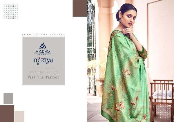 Aarav Trendz Presents Miraya Vol 15 Jam Silk Satin Digital Work Salwar Suit Wholesale Rate In Surat