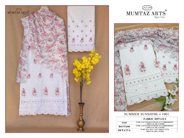 Mumtaz Arts Presnets Summer Sunshine Vol-1 Salwar Suit Wholesale Rate In Surat