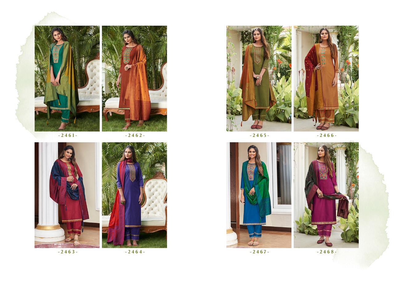 Rajdhani From Rangoon Silk Readymade Salwar Kameez Wholesaler