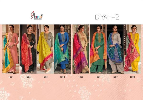Shree Fabs Presents Diyah Vol 2 Pakistani Suits Wholesale Rate In Surat