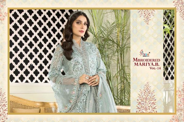 Shree Fabs Presents  Mbroidered Mariya B Vol 14  Wholesale Rate In Surat