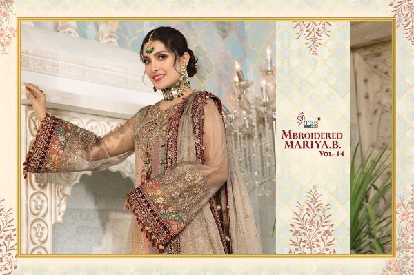 Shree Fabs Presents  Mbroidered Mariya B Vol 14  Wholesale Rate In Surat