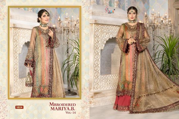 Shree Fabs Presents  Mbroidered Mariya B Vol 14  Wholesale Rate In Surat