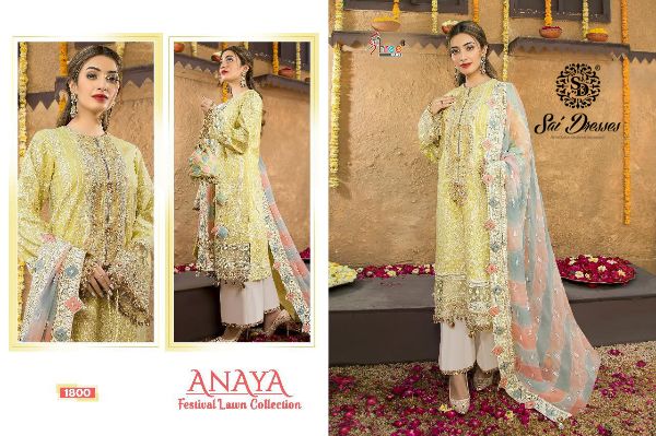 Shree Fabs Presnets Anaya Festival Lawn Collection Wholesale Rate In Surat