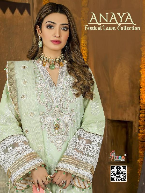 Shree Fabs Presnets Anaya Festival Lawn Collection Wholesale Rate In Surat