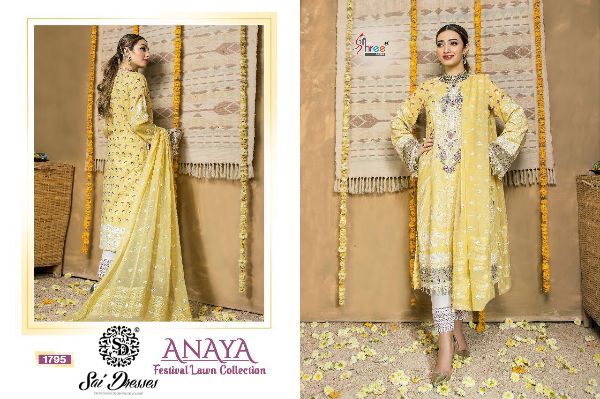 Shree Fabs Presnets Anaya Festival Lawn Collection Wholesale Rate In Surat