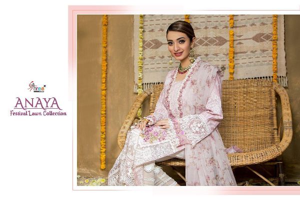 Shree Fabs Presnets Anaya Festival Lawn Collection Wholesale Rate In Surat