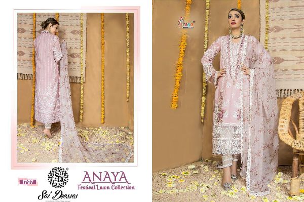 Shree Fabs Presnets Anaya Festival Lawn Collection Wholesale Rate In Surat