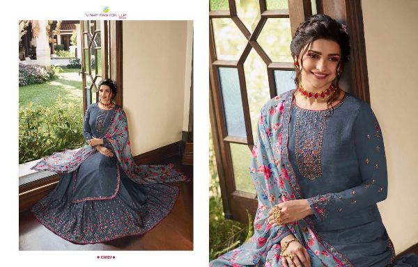 Vinay Fashion Presnets  Lifestyle Vol 3 Muslin Satin Embroidery Wedding Elegant Look Salwar Kameez Wholesale Rate In Surat