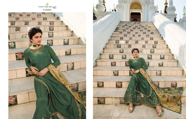 Vinay Fashion Presnets  Lifestyle Vol 3 Muslin Satin Embroidery Wedding Elegant Look Salwar Kameez Wholesale Rate In Surat