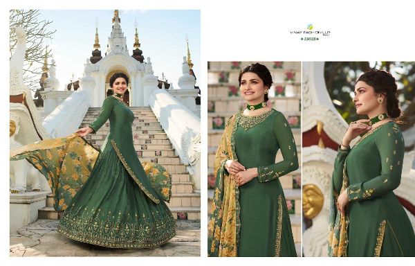 Vinay Fashion Presnets  Lifestyle Vol 3 Muslin Satin Embroidery Wedding Elegant Look Salwar Kameez Wholesale Rate In Surat