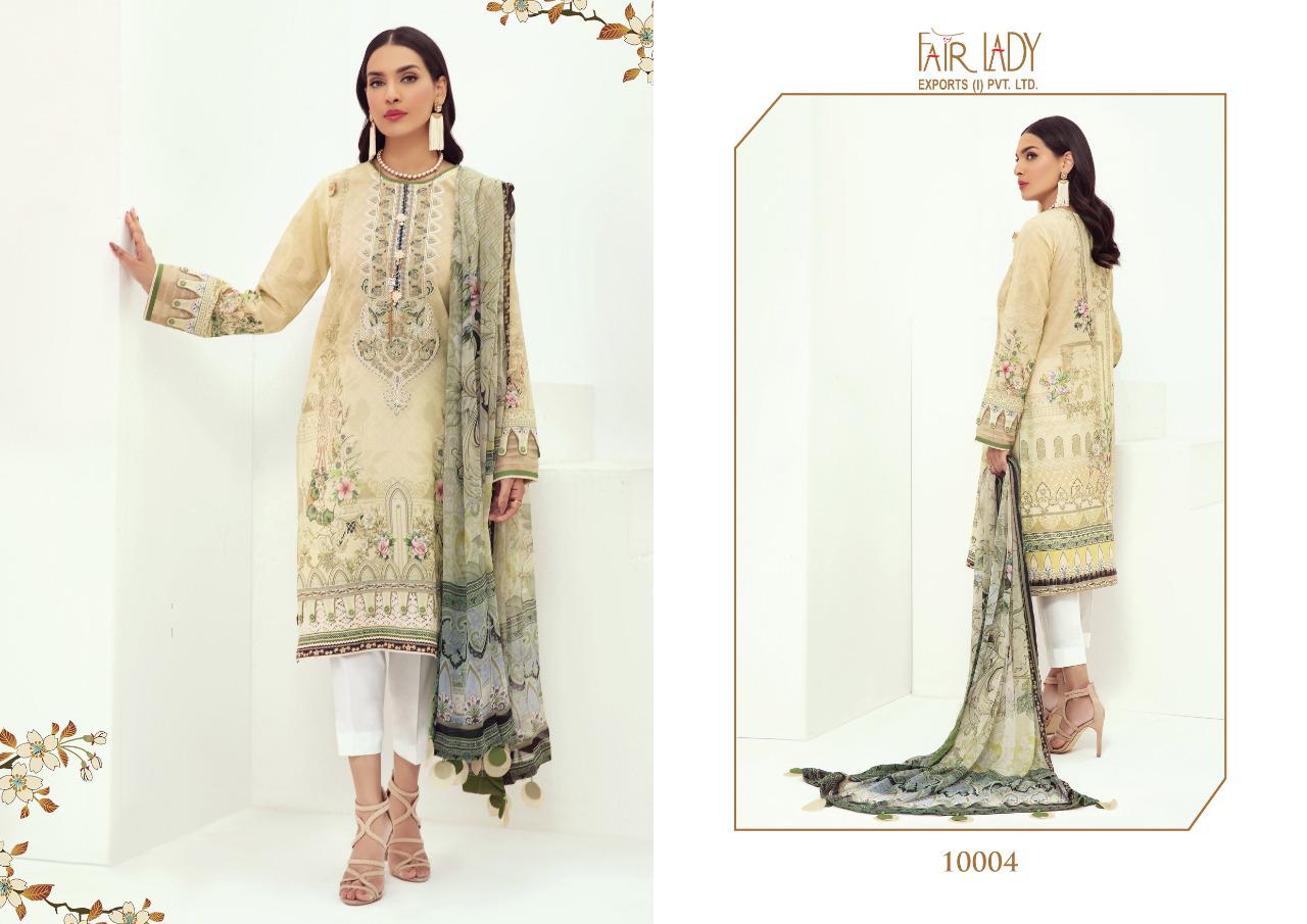 Fair Lady Presents Baroque Farasha Pure Jam Satin Digital Print Heavy Embroidery Pakistani Suits At Wholesale Rate In Surat