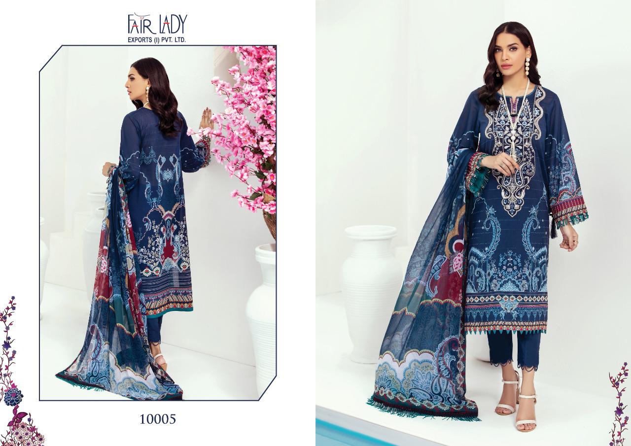 Fair Lady Presents Baroque Farasha Pure Jam Satin Digital Print Heavy Embroidery Pakistani Suits At Wholesale Rate In Surat
