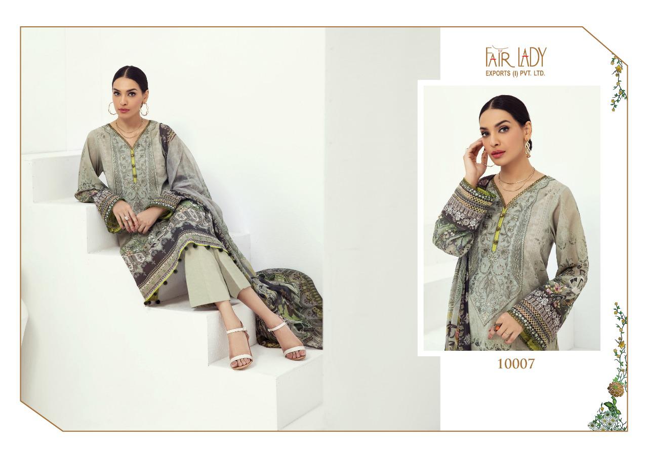 Fair Lady Presents Baroque Farasha Pure Jam Satin Digital Print Heavy Embroidery Pakistani Suits At Wholesale Rate In Surat