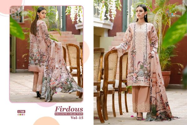 Shree Fabs Presents Firdous Exclusive Collection Vol-15 Pakistani Suit Wholesale Rate In Surat