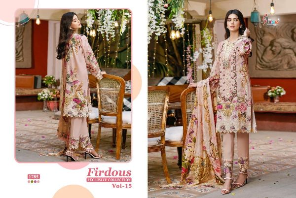 Shree Fabs Presents Firdous Exclusive Collection Vol-15 Pakistani Suit Wholesale Rate In Surat