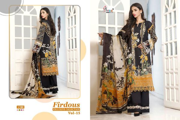 Shree Fabs Presents Firdous Exclusive Collection Vol-15 Pakistani Suit Wholesale Rate In Surat