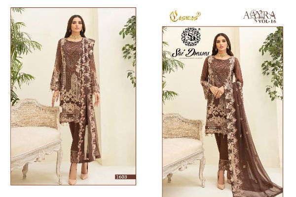 Cosmos Presents  Aayra Vol 16  Salwar Suit Wholesale Rate In Surat